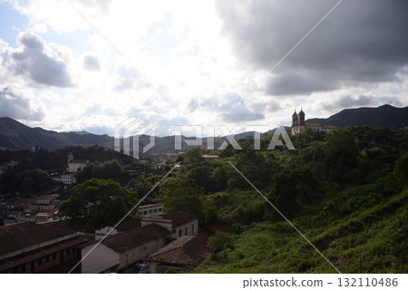 A town surrounded by mountains 3 A town surrounded by mountains 3 132110486
