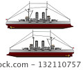 Warship illustrations 132110757