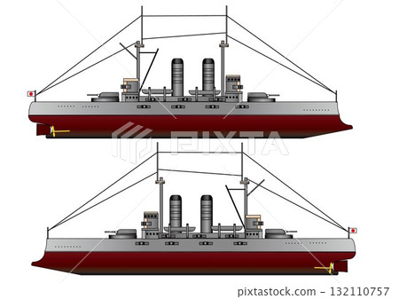 軍艦插圖 軍艦插圖 132110757
