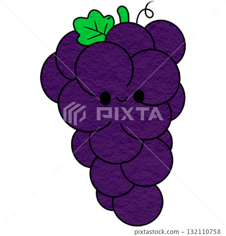 a grape with a green leaf a grape with a green leaf 132110758