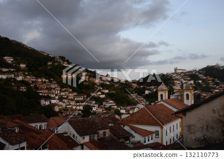 The city taken from the top of the hill The city taken from the top of the hill 132110773