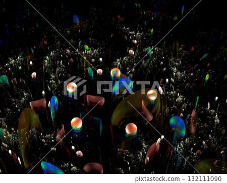 Imaginatory fractal abstract background Image 132111090