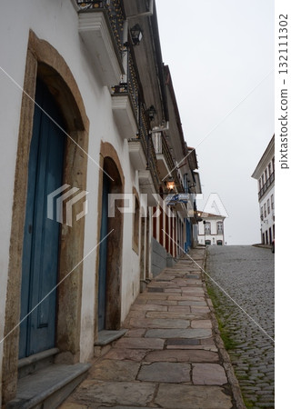 Stone pavement slope 132111302