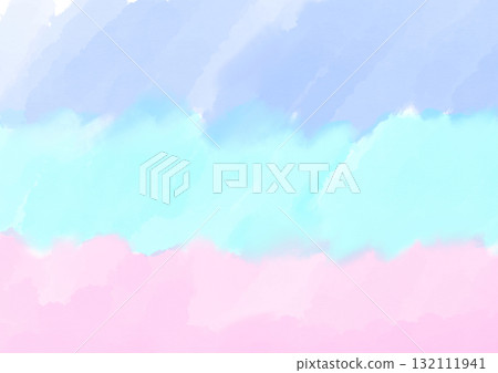 Cute pastel color watercolor style abstract background Cute pastel color watercolor style abstract background 132111941