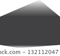 Rectangle shadow. Falling gray shades from object overlay blackout 132112047