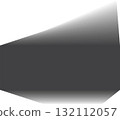 Rectangle shadow. Falling gray shades from object overlay blackout 132112057