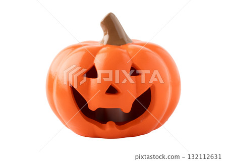 Halloween pumpkin (jack-o'-lantern) ornament on transparent background (png) Halloween pumpkin (jack-o'-lantern) ornament on transparent background (png) 132112631