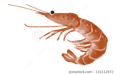 散裝水彩蝦 132112872