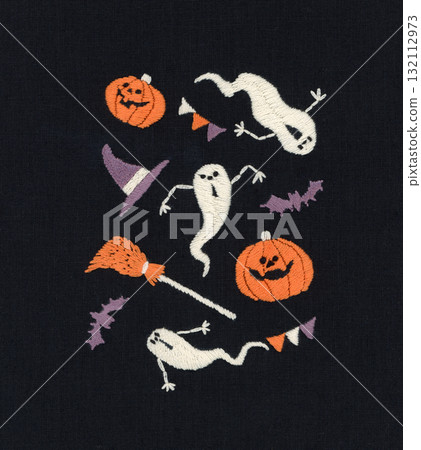活潑的萬聖節刺繡 132112973
