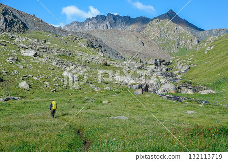 吉爾吉斯_卡拉科爾峽谷-特萊蒂山口 132113719