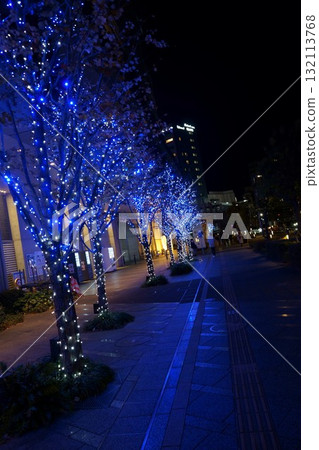 藍色照明 藍色照明 132113768