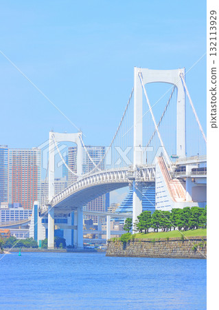 Scenery of Rainbow Bridge, Minato-ku, Tokyo Scenery of Rainbow Bridge, Minato-ku, Tokyo 132113929