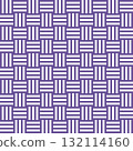 Violet basket weave stripes seamless pattern. Vector background. 132114160