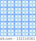 Blue petal trellis seamless pattern. Vector background. 132114161