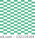 Mint checkerboard seamless pattern. Vector background. 132114164