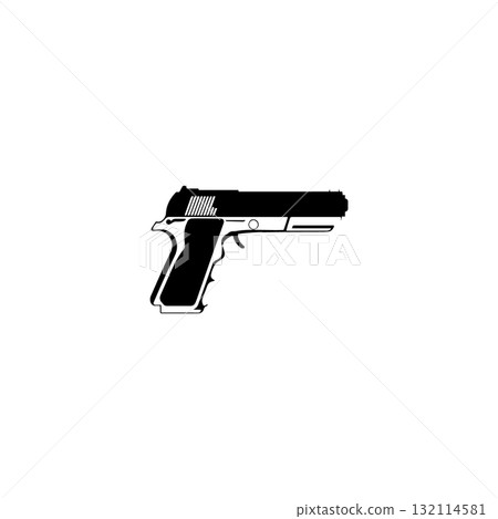 gun icon simple vectors illustration gun icon simple vectors illustration 132114581
