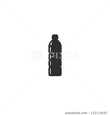 plastic bottle icon vector illustration plastic bottle icon vector illustration 132114587