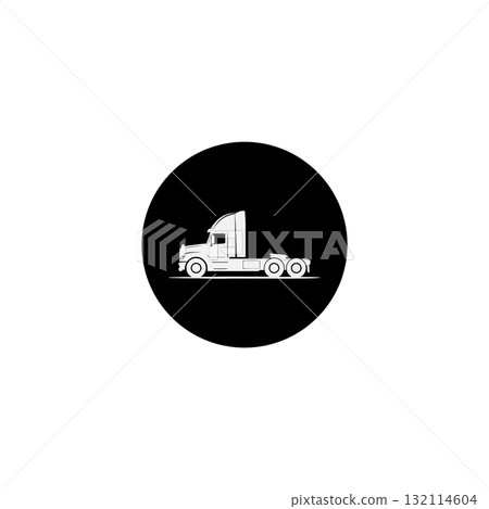 head semi truck trailer black and white head semi truck trailer black and white 132114604