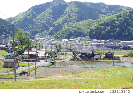 Fresh green scenery along the Ota River 132115140
