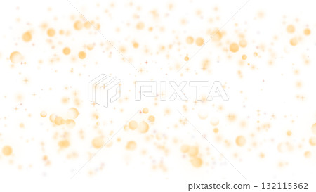 美麗閃亮的金色照明插圖（透明背景） 132115362