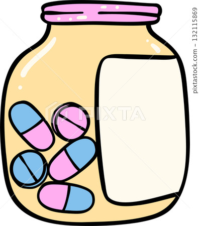 Cartoon Police Officer Uniform for Silly Goose Dress Up Illustration 132115869