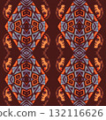 seamless pattern, tribal background, vector illustration 132116626