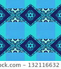 seamless pattern, tribal background, vector illustration 132116632