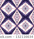 seamless pattern, tribal background, vector illustration 132116634