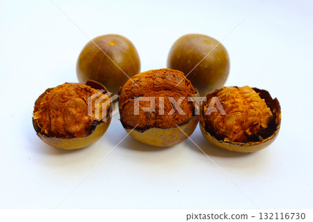 Luo Han Guo or Siraitia grosvenorii, Monk fruit 132116730