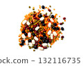 Colorful mixed beans and lentils, packed with plant-based protein and fiber 132116735