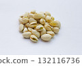 Roasted salted pistachios, delicious snack 132116736