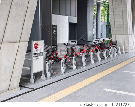 共享自行車停車處(東京都港區) 共享自行車停車處(東京都港區) 132117273