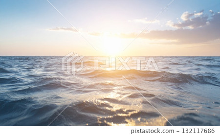 金色海洋/洗滌心靈的晨景 132117686