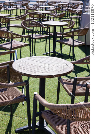 Open cafe in Europe 132118070