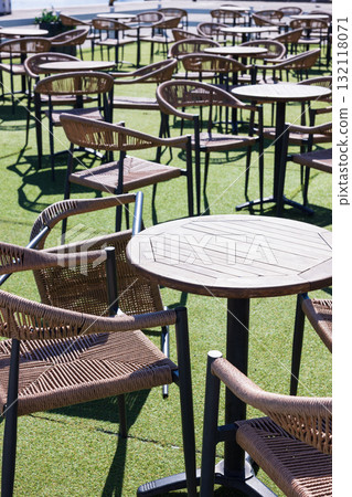 Open cafe in Europe 132118071