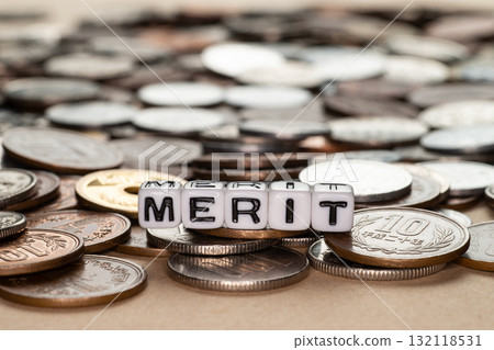 MERIT Alphabet Beads and Many Coins 132118531