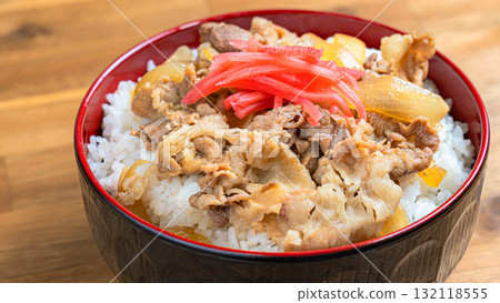 Bowl of pork Bowl of pork 132118555