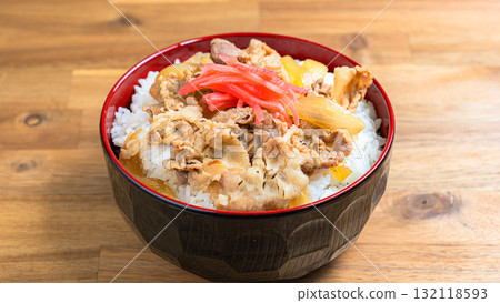Bowl of pork Bowl of pork 132118593