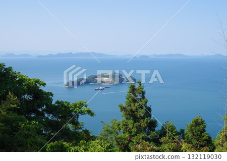 The view of the Akinada Sea from Mt. Ohira The view of the Akinada Sea from Mt. Ohira 132119030