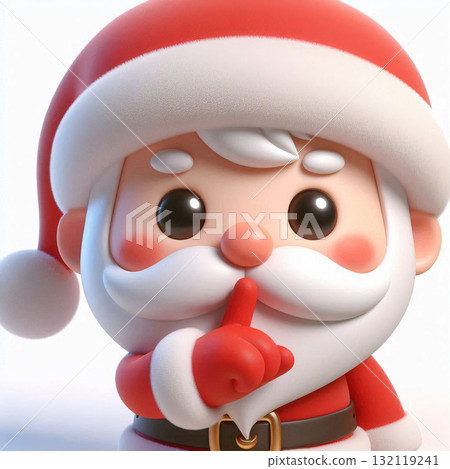 Illustration of Santa Claus representing serenity Illustration of Santa Claus representing serenity 132119241