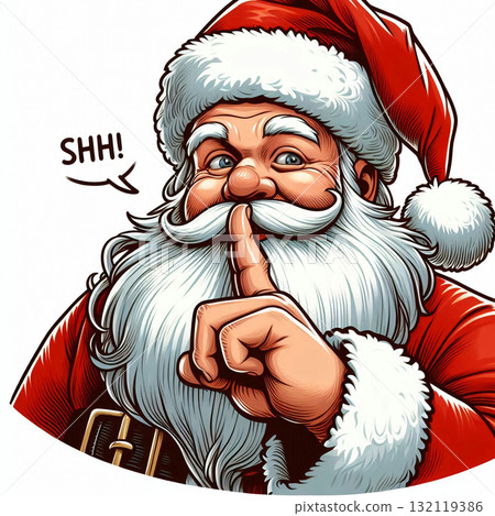 Modern design Santa Claus material 132119386