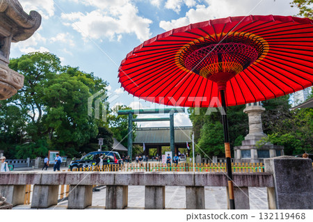 靖國神社 - 從八千代食堂看第二個鳥居 靖國神社 - 從八千代食堂看第二個鳥居 132119468