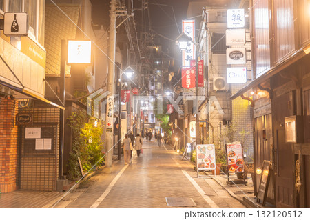 Tokyo: Bustling Kagurazaka nightscape Tokyo: Bustling Kagurazaka nightscape 132120512