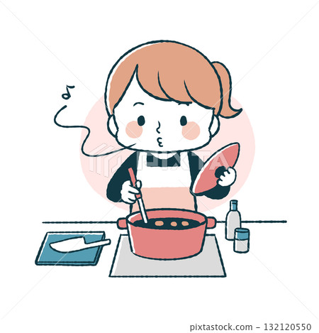 Woman cooking 132120550
