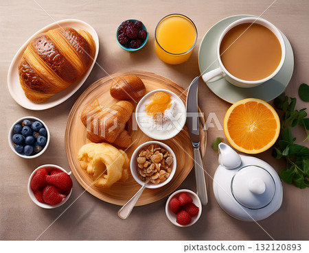 健康的早餐 健康的早餐 132120893