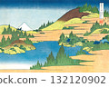 葛飾北齋《富士山三十六景》#31，箱根湖，相模 132120902