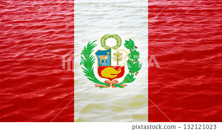 Peruvian flag protest Lima red nation. Flag of Peru. The official national flag of the Republic of Peru. Peru Independence Day flag celebration 132121023