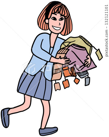 black friday sale shopping illustration for discount promotion 5 132121101