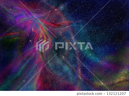 The shadow of a maiden standing in a shining nebula The shadow of a maiden standing in a shining nebula 132121207