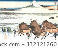 葛飾北齋《富士山三十六景》#45，駿河小野神田 132121260